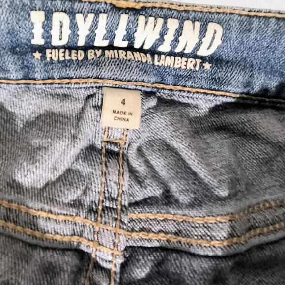 IDYLLWIND Women's Boot Cut Flared Blue Denim Size 4 - Picture 11 of 15